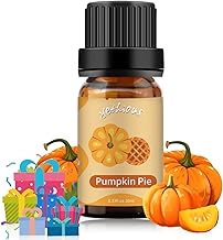 yethious Premium Grade Pumpkin Pie Fragrance Oil - Pumpkin Pie Scented Oils for Diffusers, Soap, Candle Bath Bombs Making, Perfume - 10ML
