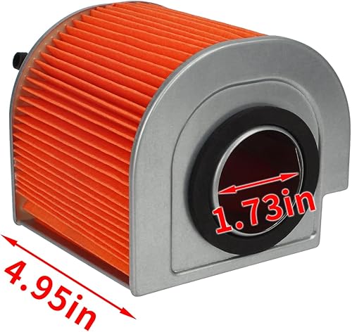 Miniatura 8 de Filtro de aire 17211-KR3-600 compatible con Honda CA125  CMX250  Compatible con Rebel 250 CMX250C  Compatible con Rebel CA250 Filtro de aire Element
