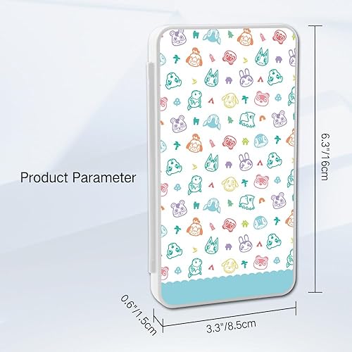 Vista 111 de PERFECTSIGHT 48 Switch Game Card Case for Nintendo Switch OLED Switch Lite, Cute 48 Game Holder Cartridge Case for Game Cards and SD Cards, Kawaii