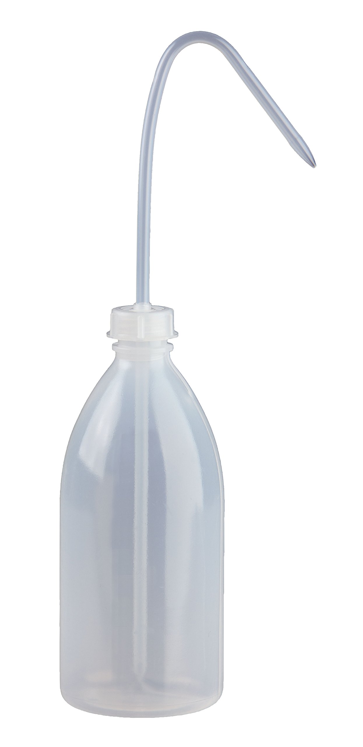 18 x 500ml rund natur aus LDPE inkl. Schraubverschluss mit Steigrohr (Spritzverschluss), Laborflasche, Enghals, Dosierflasche, Dosierflaschen***