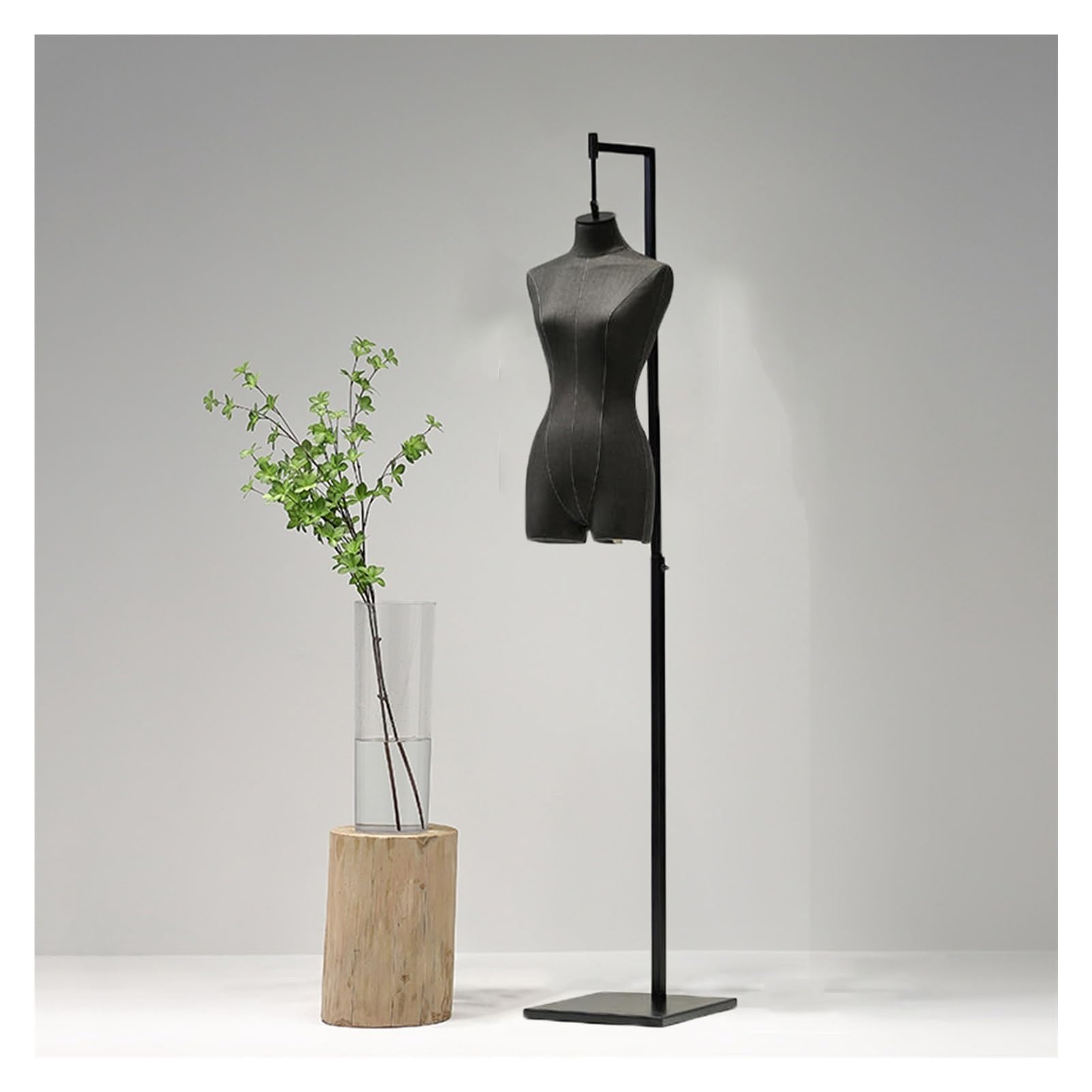 ITOSUI Adjustable Mannequin Display Stand for Clothing, Detachable Tailors Dummy for Fashion Retail, Height 47"-71", Ideal for Sewing, Dressmaking, and Boutique Showcases