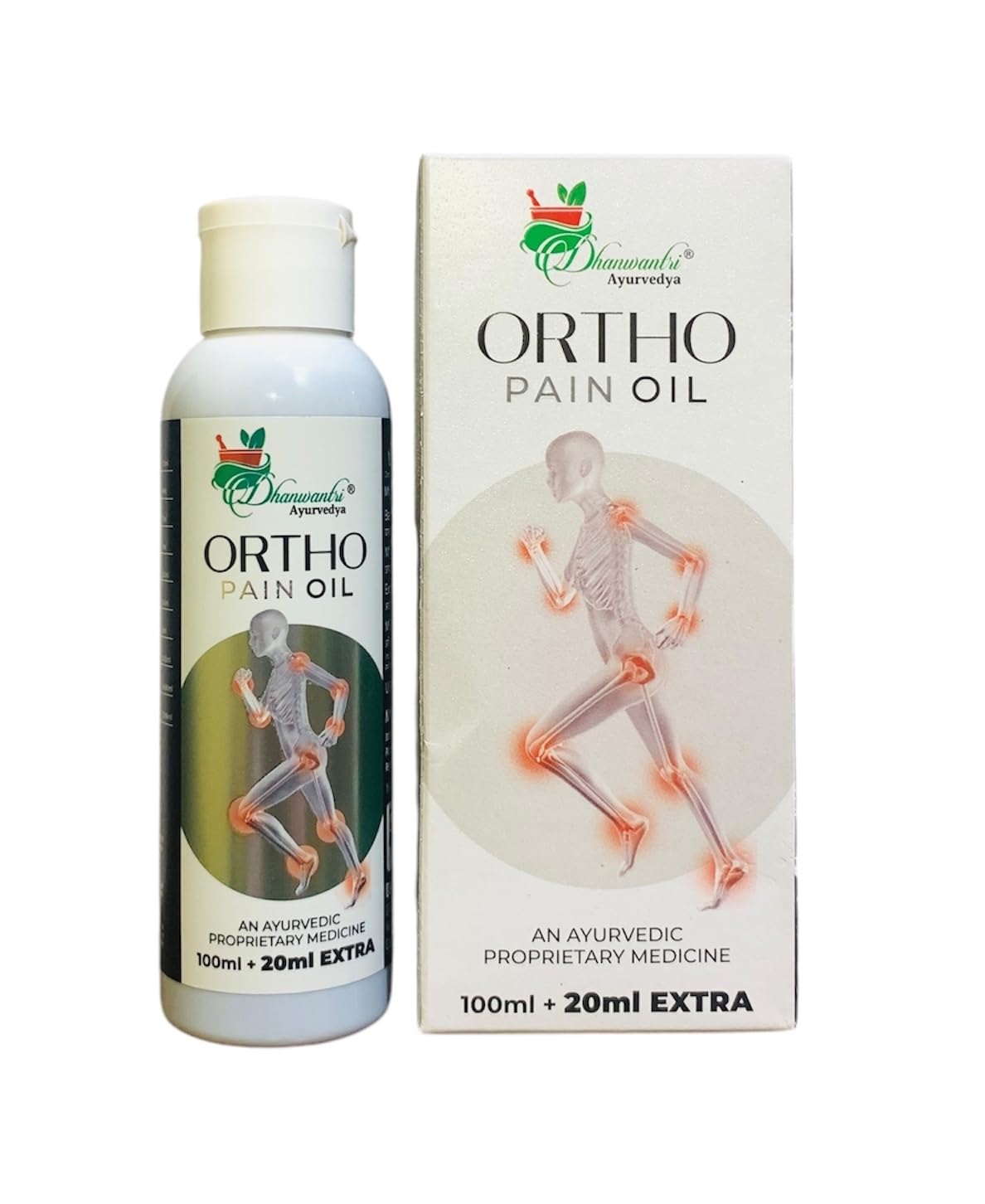 Dhanwantri Ayurvedya Ortho Pain Oil - 100ml + 20ml EXTRA