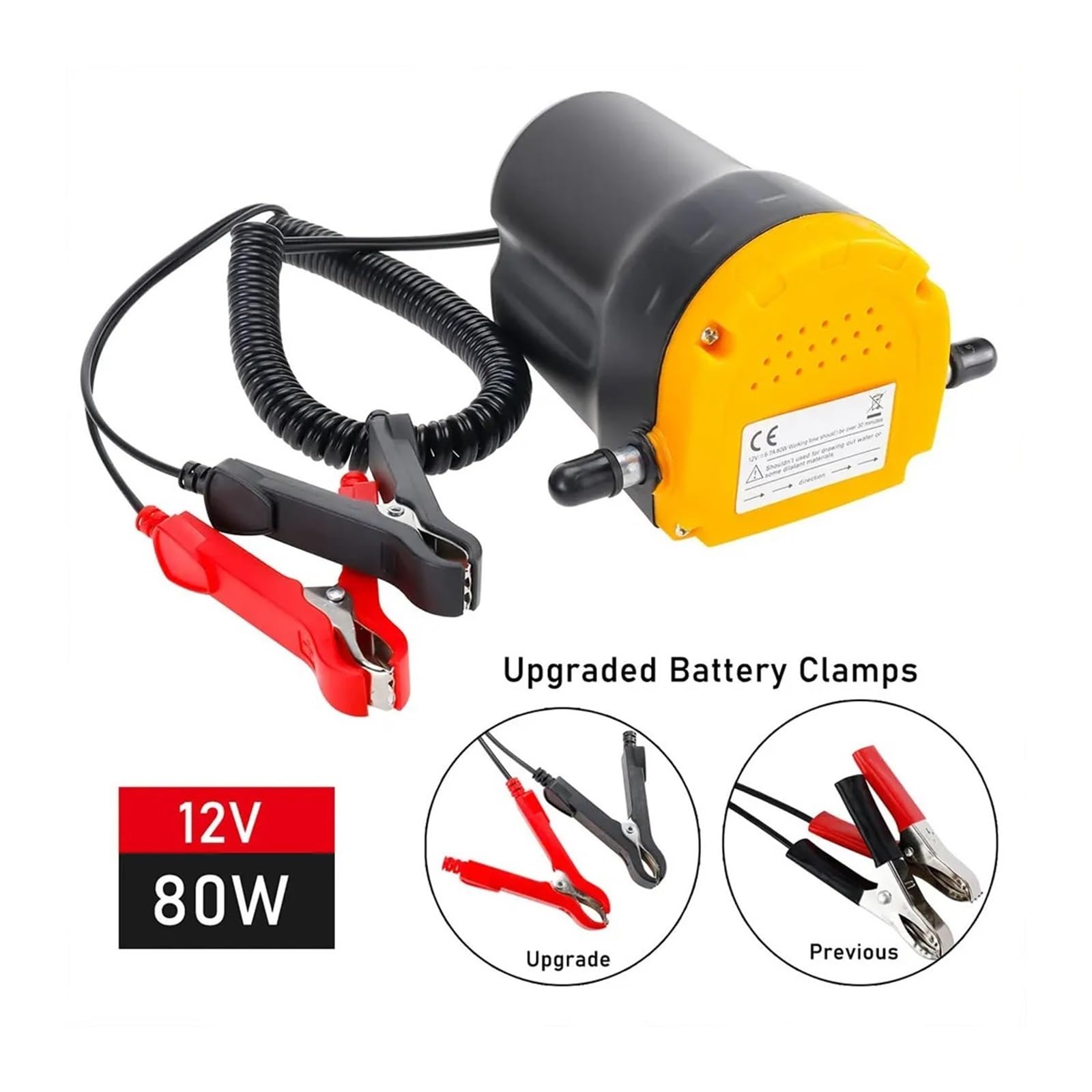 Para Bomba Para Aceite Para Motor Barco Y Motocicleta, Extractor Sumidero Fluido Diésel Eléctrico 12V, Transferencia Combustible Con Tubos Bomba Combustible Eléctrica