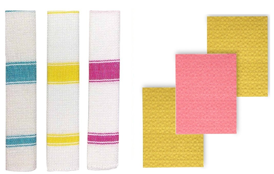 Scotch-Brite Kitchen Towel Large (Pack of 3) and Sponge Wipe Large (Pack of 3) (B00VJJXGR0) Amazon Price History, Amazon Price Tracker