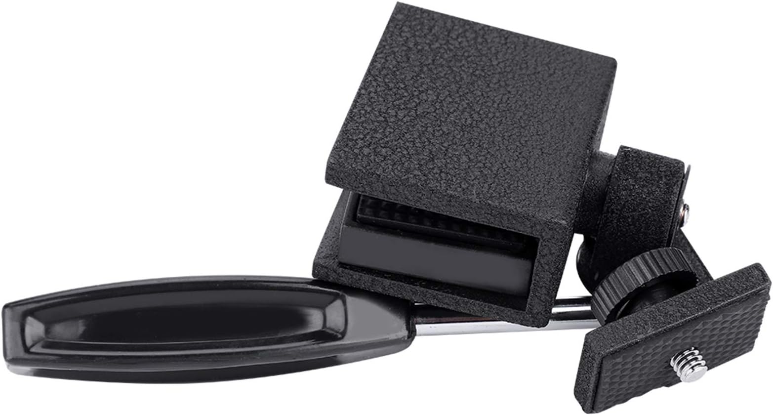 Ketsicart Car Window Mount, Rubber Pad Easy Install 1/4in Thread Mount Metal ABS Increase Friction for Camera