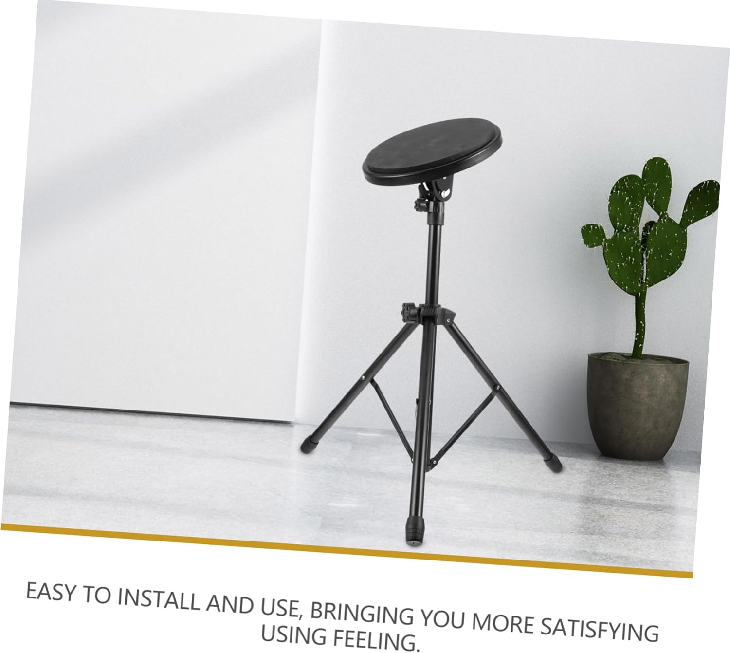 Mikinona 1set Silent Drum Practice Pad Kit Drum Pad Stand Accessories for Beginners and Professionals for Home and Studio Use