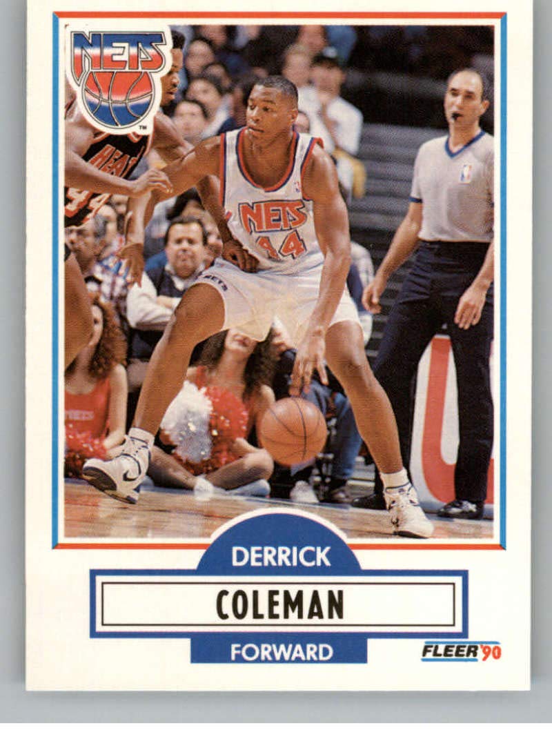 Amazon.com: 1990-91 Fleer Update Basketball #U-60 Derrick Coleman RC Rookie  Card New Jersey Nets Official Update and Traded Card From The Fleer Corp. :  Collectibles & Fine Art