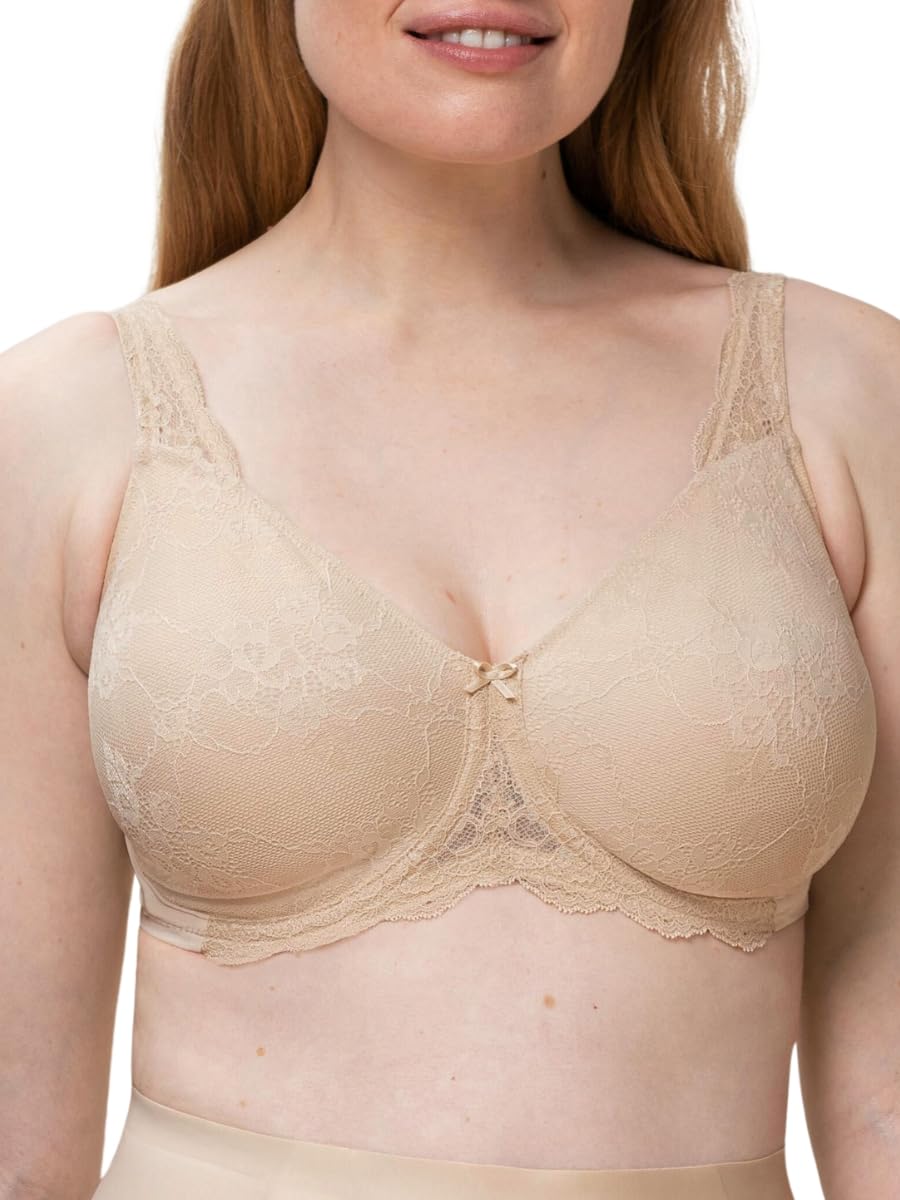 Triumph Contouring Sensation Minimiser Bra, Nude, Size 40, Women