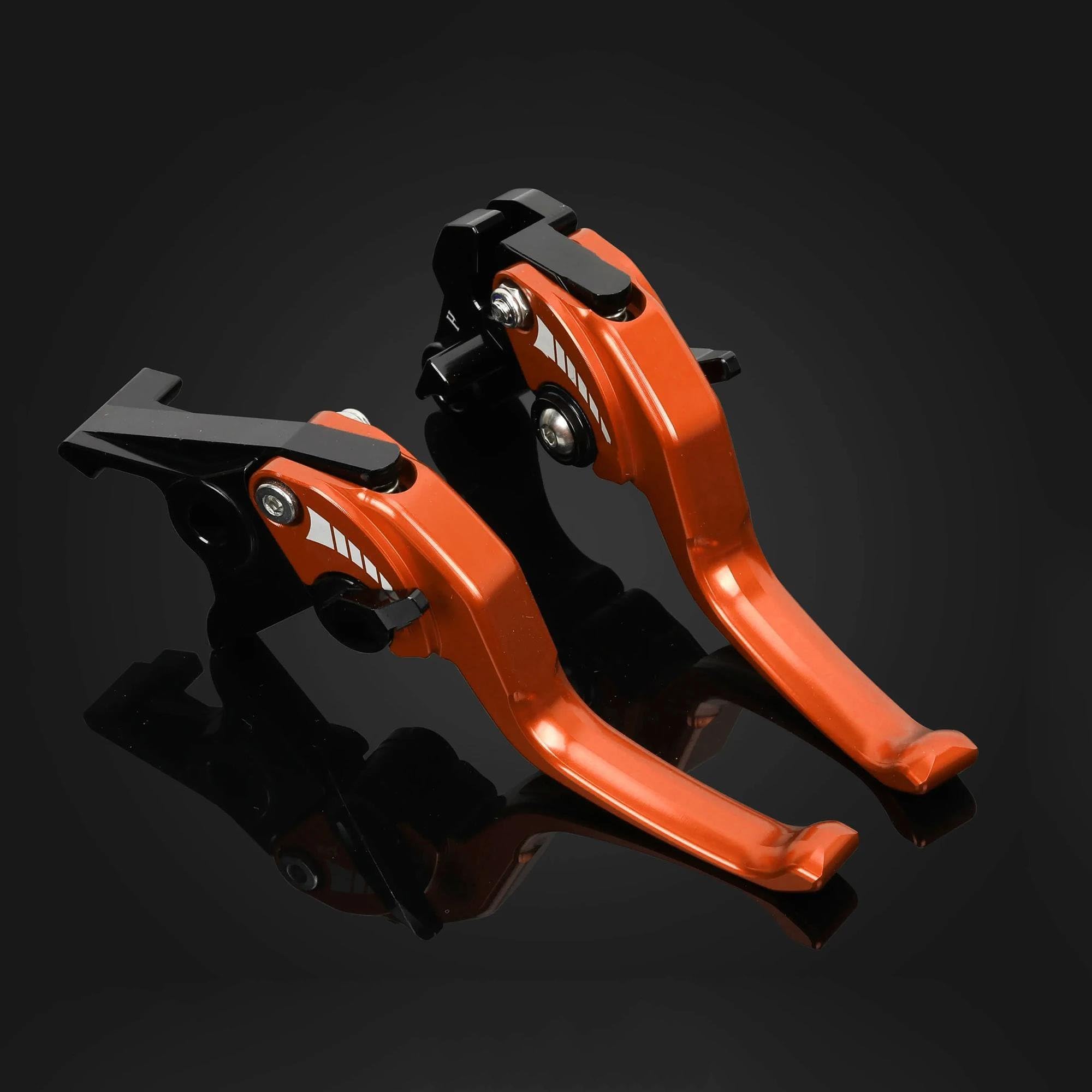 Asddllnn Orange Brake Clutch Levers For Cfmoto 450Mt 450 Mt Cf450mt Motor Adjustable Brake Clutch Lever Handle Guard Levers Short(Orange)