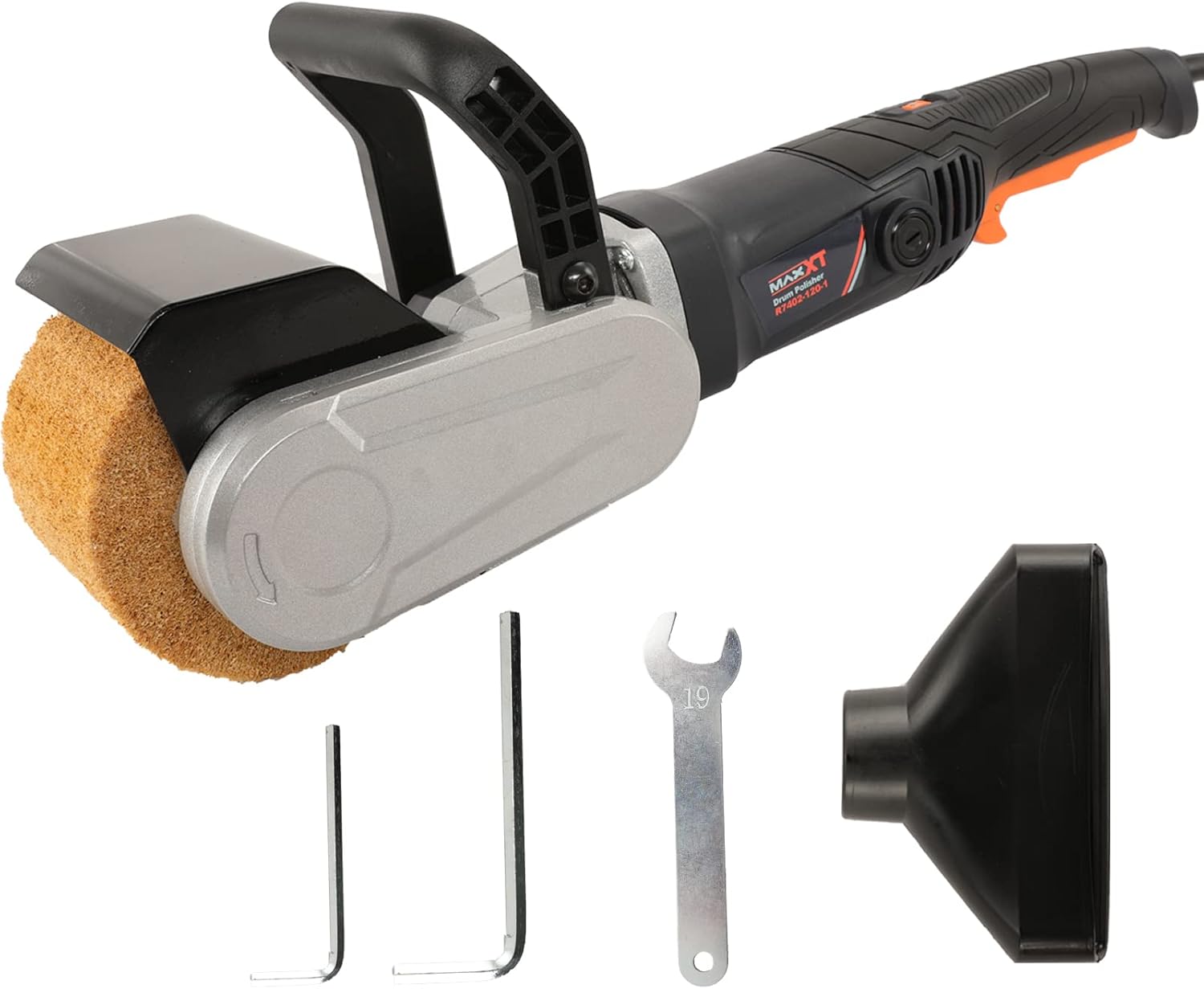 MAXXT Drum Polishing Machine 1300W Handle Polisher for