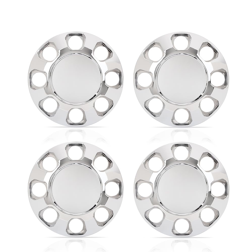 CNNELL 4Pcs Wheel Center Caps Hubcaps 8 Lug Compatible with GMC Sierra 2500HD 3500HD 2015-2020 Wheel Rim Chrome 22909152
