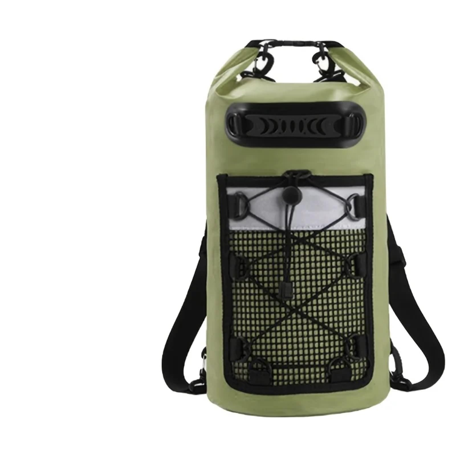 Sacca Impermeabile Zaino impermeabile in PVC for nuoto, for donne e uomini, 10L-20L, for kayak, trekking, rafting, surf e canottaggio.(20L Green)