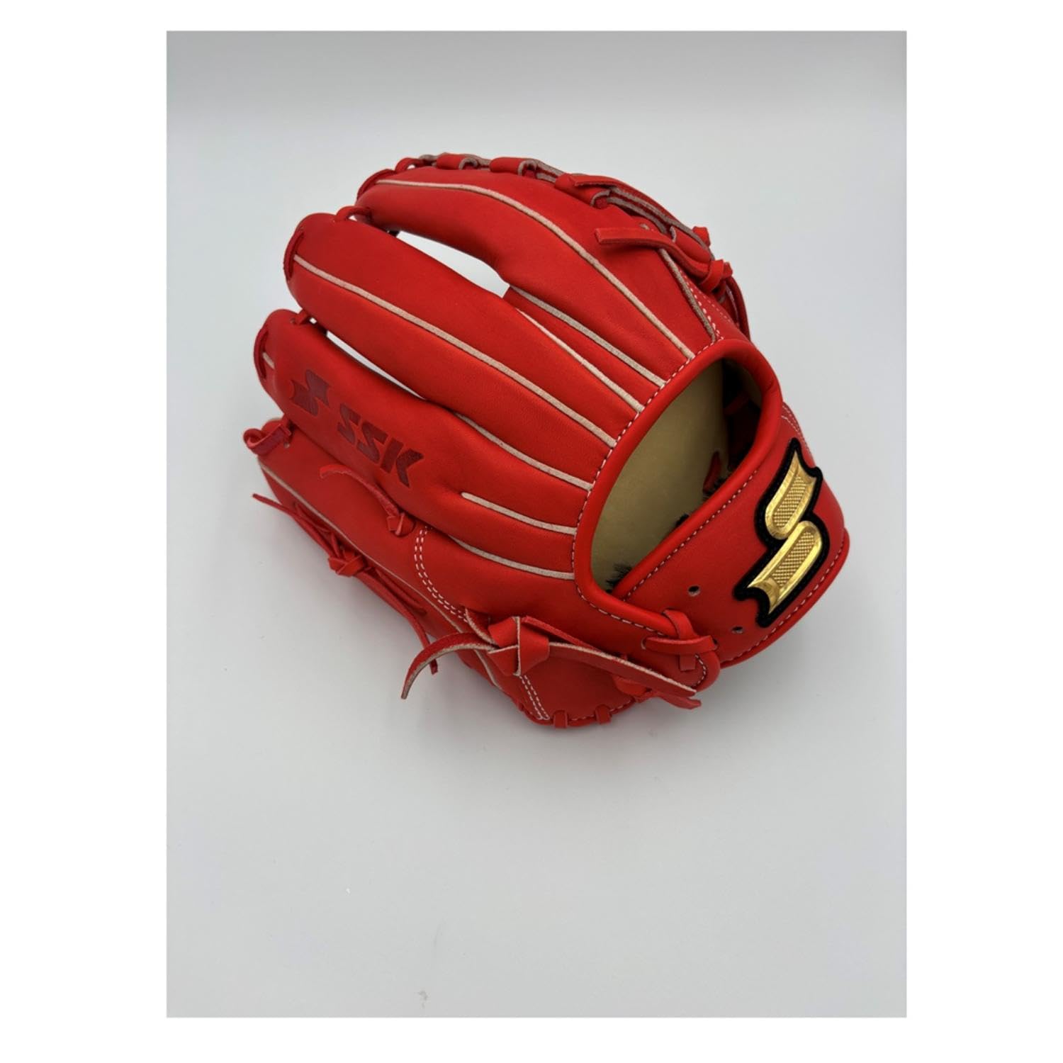 パ*ー様 ssk オーダー　軟式野球　内野手 Amazon | SSK(エスエスケイ) 軟式内野手用 SSGB76107 Rオレンジ(33) L