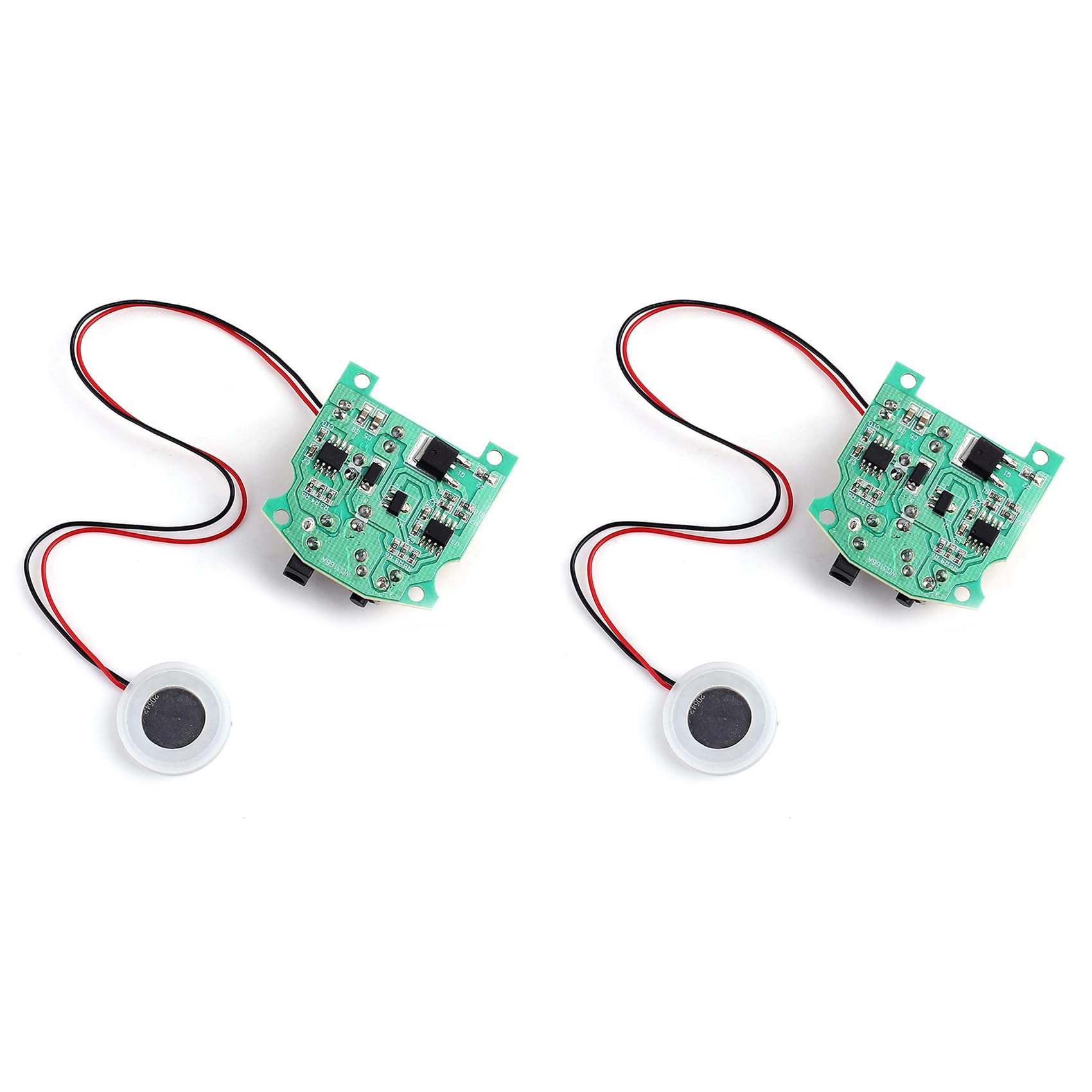 Hndhbfgrt 4 Pack Ultrasonic Atomization Maker 20mm 113KHz Mist Atomizer DIY Humidifier with PCB 3.7-12V
