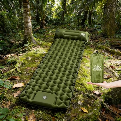Colchão Inflável para Camping Cama de Solteiro (198x67x6cm)