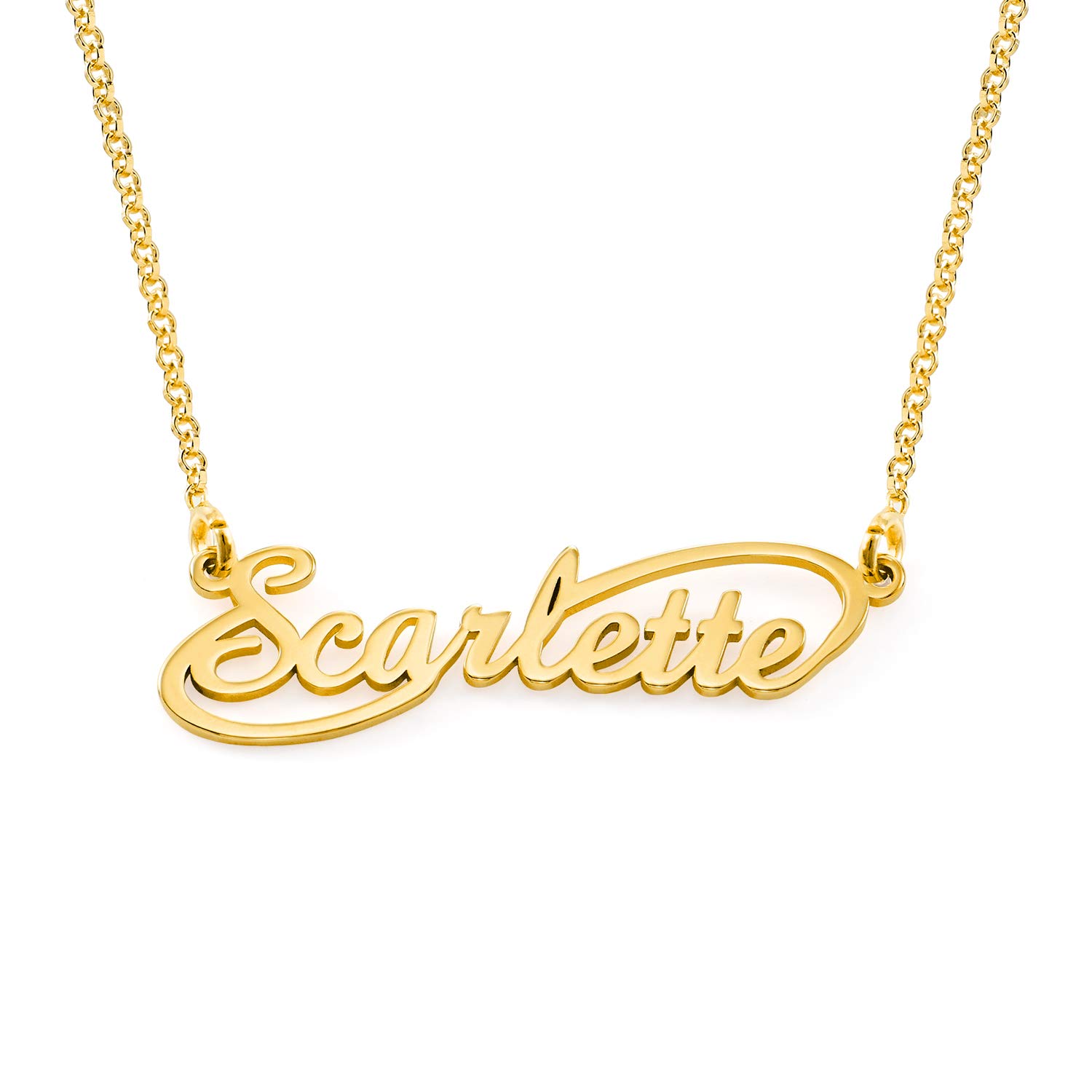 MyNameNecklace MYKA Collar Personalizado con Nombre Estilo Infinito - Regalo para Ella, Regalos para Mujer