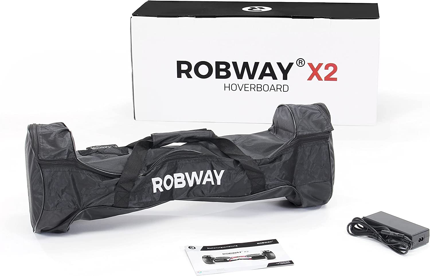 Robway X2 Hoverboard - L'original - Édition Offroad - Batterie de Marque - Équilibre Automatique - Haut-Parleur Bluetooth - Moteur de 700 Watts - App - LEDs