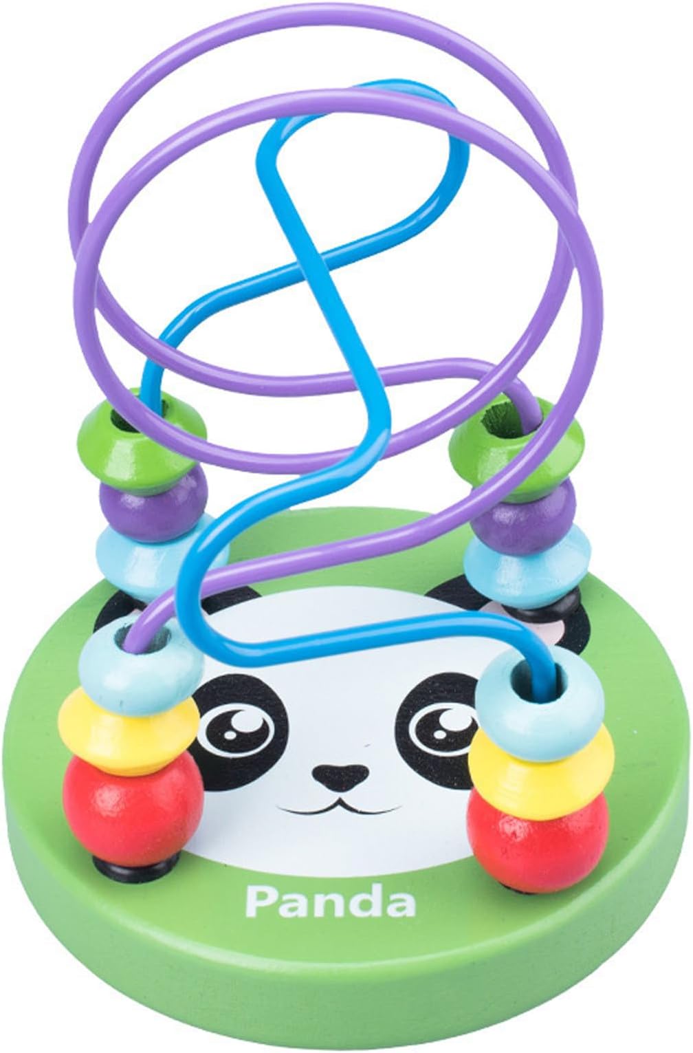 Wooden Bead Maze Roller Educational Developmental For Preschool Activity For (D, 9x9x12cm)