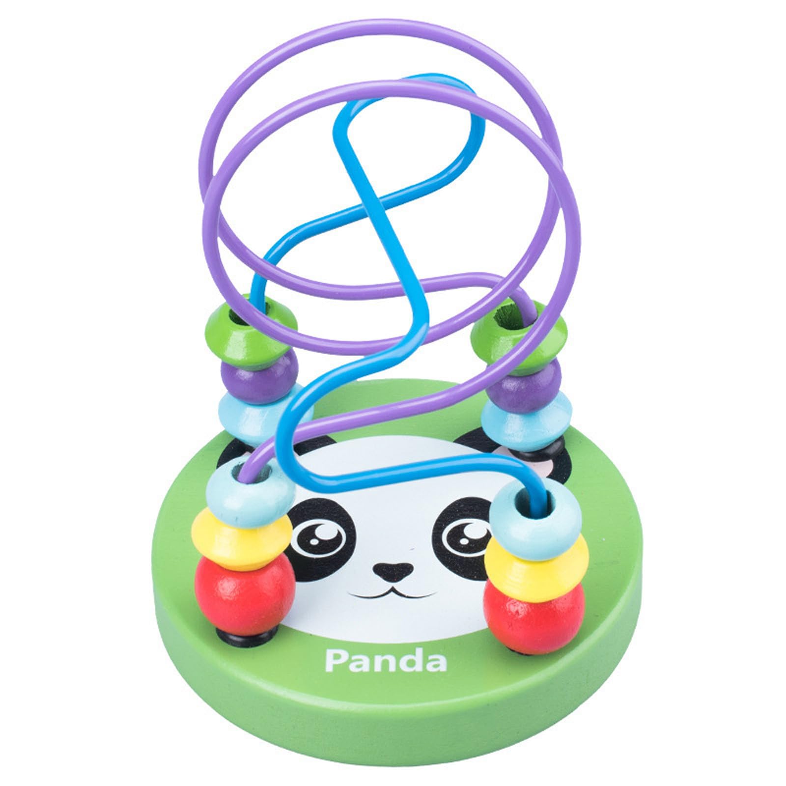 Wooden Bead Maze Roller Educational Developmental For Preschool Activity For (D, 9x9x12cm)