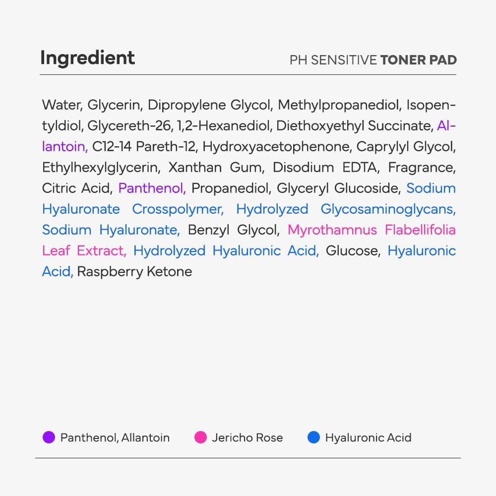 SAM’U PH Sensitive Toner Pad – Splitable Dual-Textured Vegan Facial Exfoliating Pads with Hyaluronic Acid & Panthenol for Daily Hydration & Soothing - Korean Skin Care (60 Pads) - Image 7