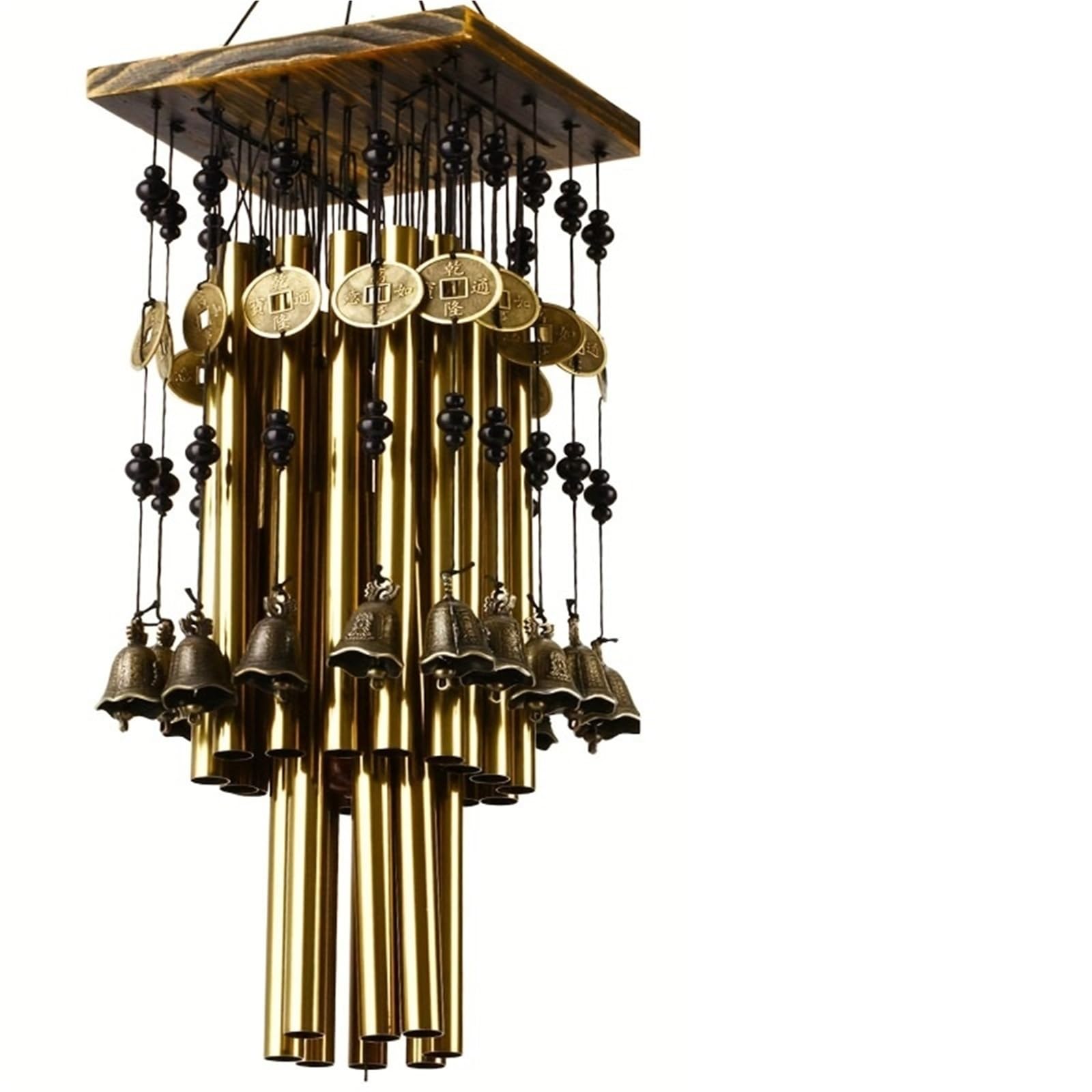 Campanelli A Vento Campanelli eolici da esterno fatti a mano in legno e metallo, tubo di alluminio, decorazione appendere for giardino, cortile, balcone, finestra Per La Francia