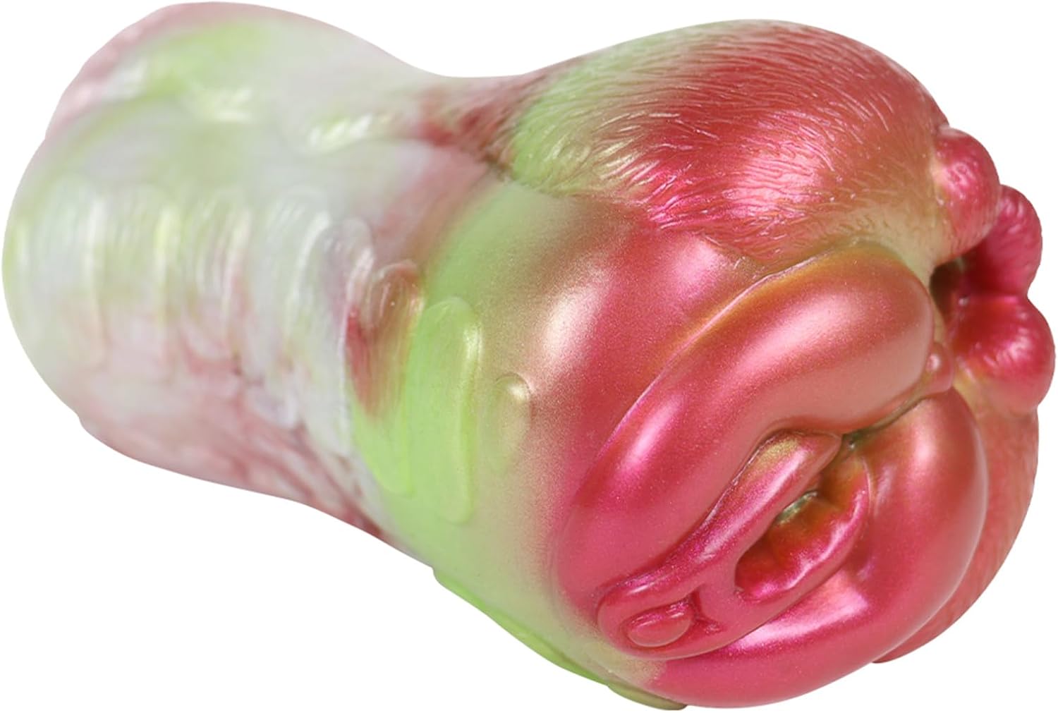 Monster Male Masturbators Dual Open Masturbation Sleeve Realistic Pocket Pussy Manual Adult Sex Toy for Men, Reusable Male Masturbation Cup Men Pocket Toy