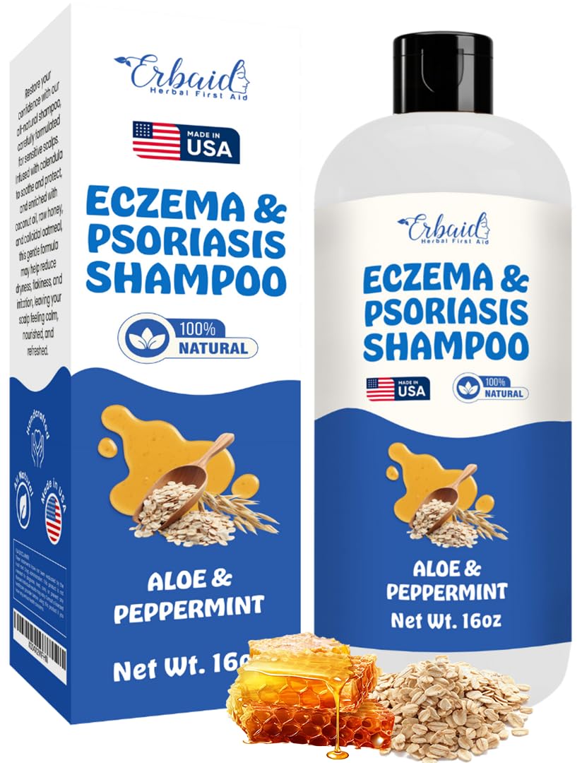 Eczema Shampoo – Daily Scalp Cleanser for Dry, Itchy, Flaky Scalp Care