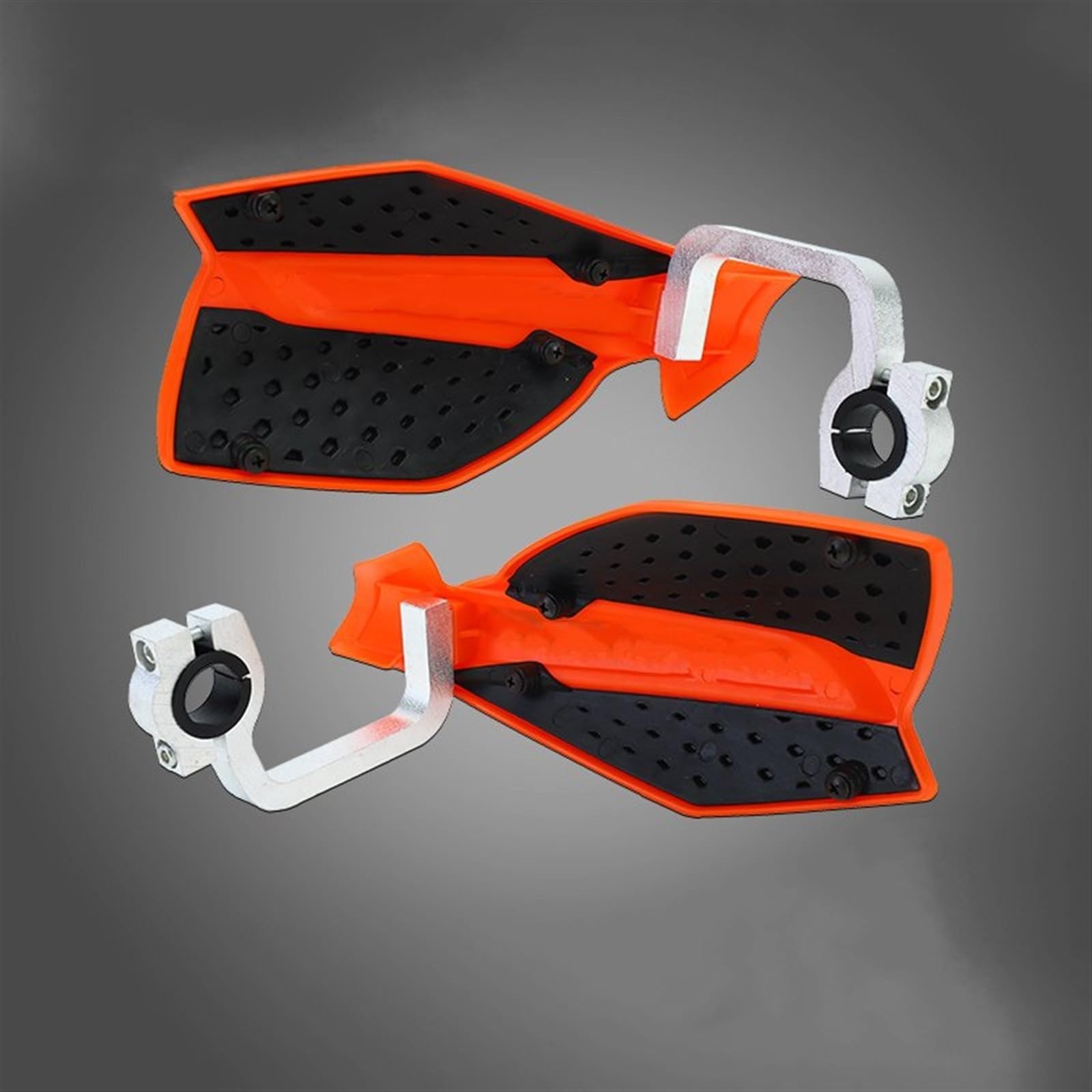 Componentes Protectores De Mano para Manillar Motocicleta, Protector Manos 22mm Y 28mm para Suzuki Moto Dirt Bike ATVS(Rojo)