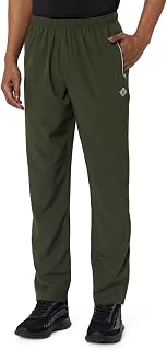 Van Heusen Men’s Track Pant | Side Zipper Pockets |Mid-Rise| 4-way stretch | Super light for premium comfort | Cotton Blen... Price In India