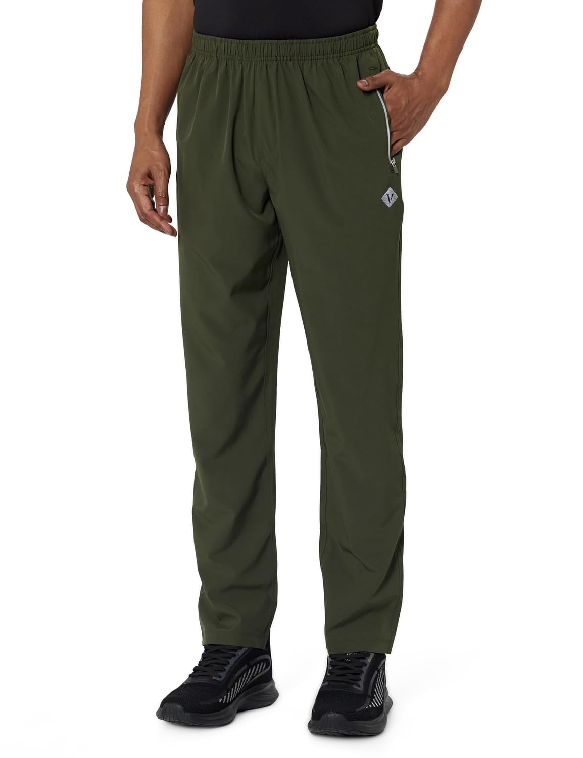 Van Heusen Men’s Track Pant | Side Zipper Pockets |Mid-Rise| 4-way stretch | Super light for premium comfort | Cotton Blen... - Review, Price and Buying Guide