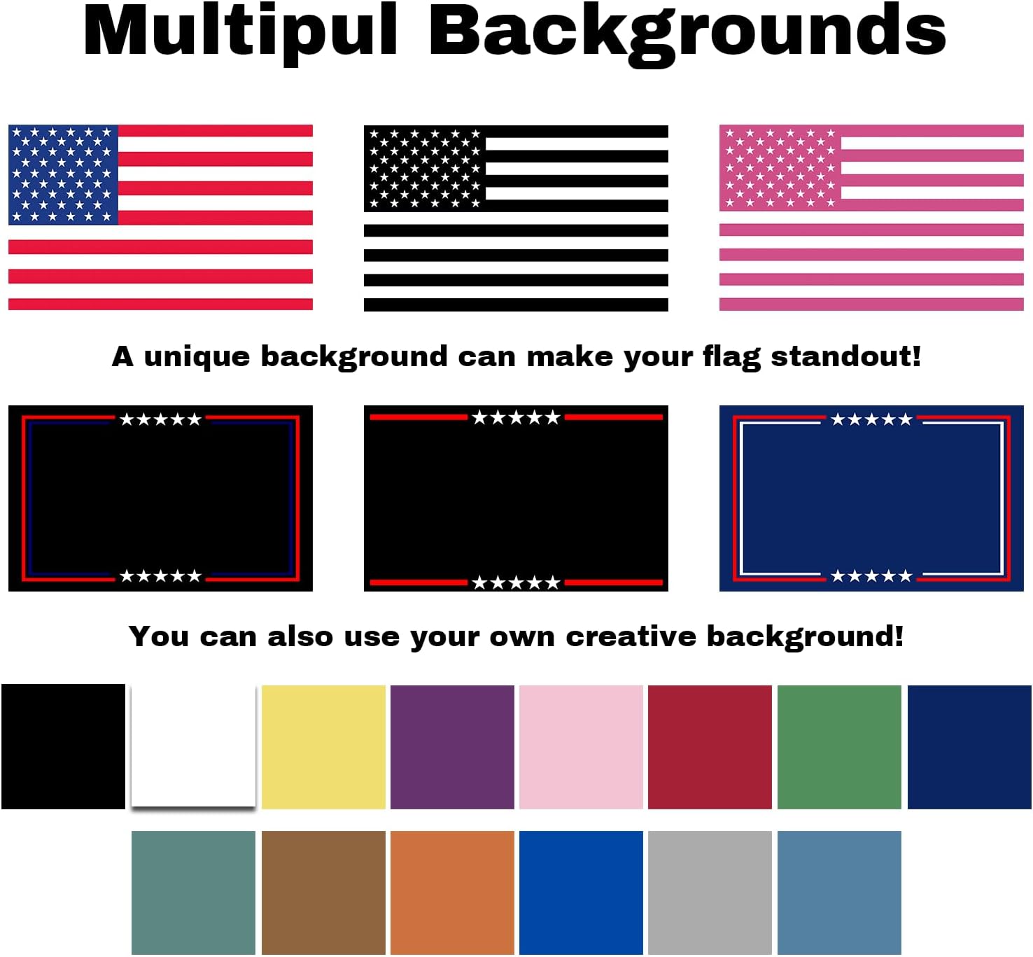 Custom Flag 5x8 Ft Double Sided for Outside Customizable Flag Design Your Own Photo/Text/Logo Customized Flags for Business Family Shool Ect. Personalized Flags for Any Occasions
