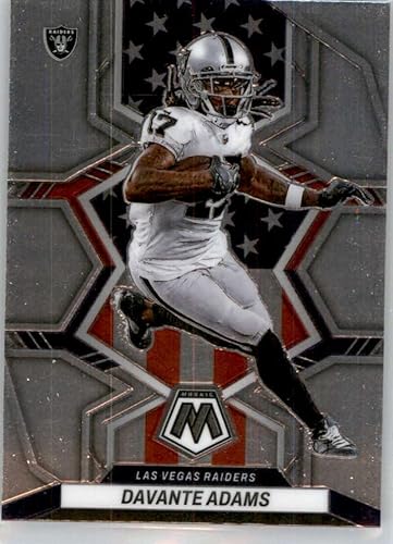 Miniatura 1 de 2022 PANINI MOSAIC #265 DAVANTE ADAMS NATIONAL PRIDE LAS VEGAS RAIDERS FOOTBALL OFFICIAL TRADING CARD OF THE NFL