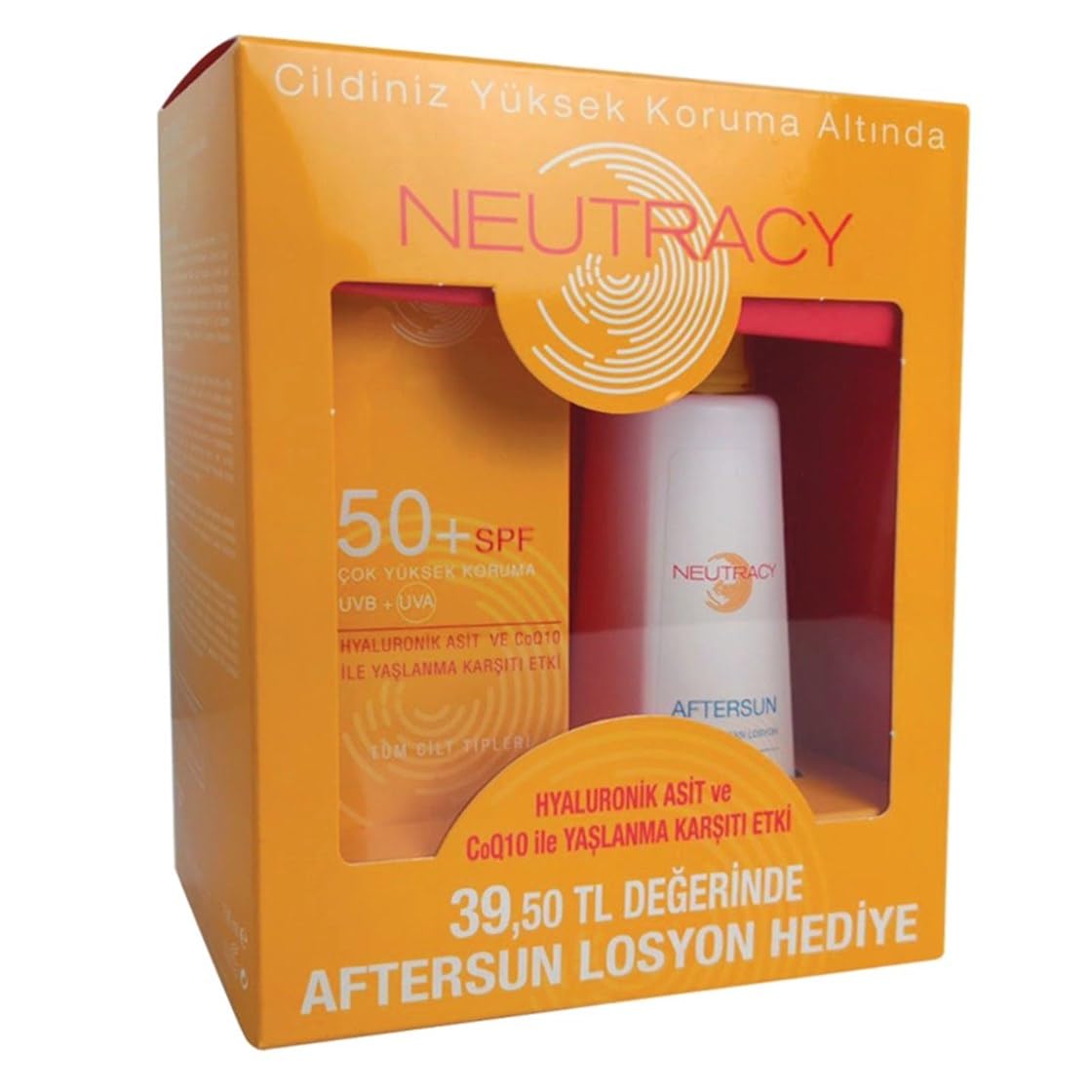 Neutracy Güneş Koruyucu Set Tüm Ciltler İçin - Güneş Losyonu SPF50+ 150 ml - Aftersun Losyon 150 ml