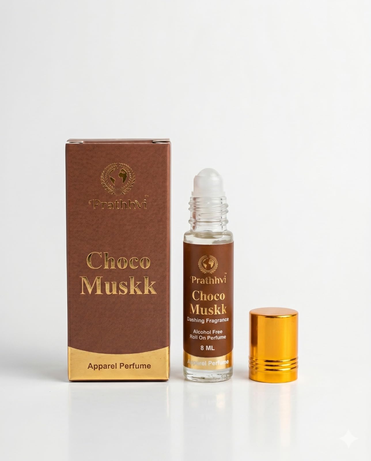 Choco Muskk Attar Roll-On Perfume Oil 8 ml | Alcohol Free | Long Lasting Rich Fragrance | Men & Women | Pocket Size Travel Friendly Roll On | Daily Wear-image-22