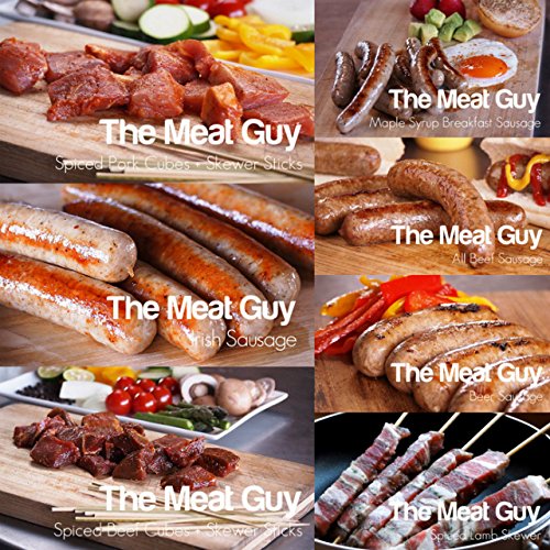 ミートガイ 手作り 生ソーセージ4種&ケバブ3種セット (1.8kg) BBQ Party Sausage And Skewer Value Set