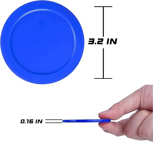 Miniatura 3 de Discos de hockey de aire de 3.25 o 2.5 pulgadas - Discos profesionales y duraderos para mesas grandes - Compatible con empujadores y objetivos