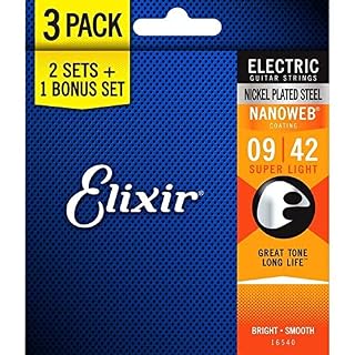 Elixir 16540 Cordes pour guitare électrique plaquées nickel avec revêtement NANOWEB® – Lot de 3 jeux de cordes - Les Beatles, Paul McCartney, John Lennon, RIngo Starr, George Harrison Elixir 16540 Cordes pour guitare électrique plaquées nickel avec revêtement NANOWEB® - Lot de 3 jeux de cordes – Image 5