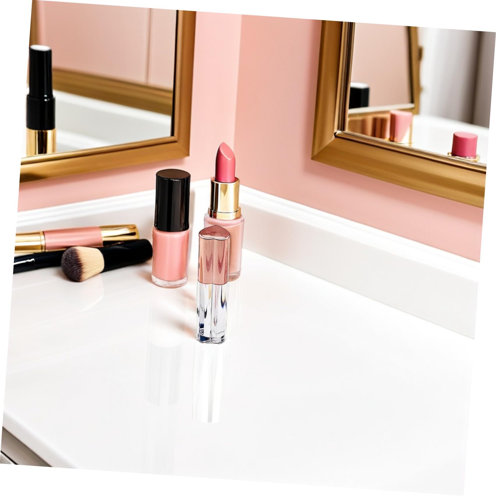 4 Sätze Transparente Lip Gloss Tuben Leere Lippenstiftbehälter Mit Für Diy Make Up Für Lippenbalsam Und Lip Gloss Praktisch Und 4 Stück * 4