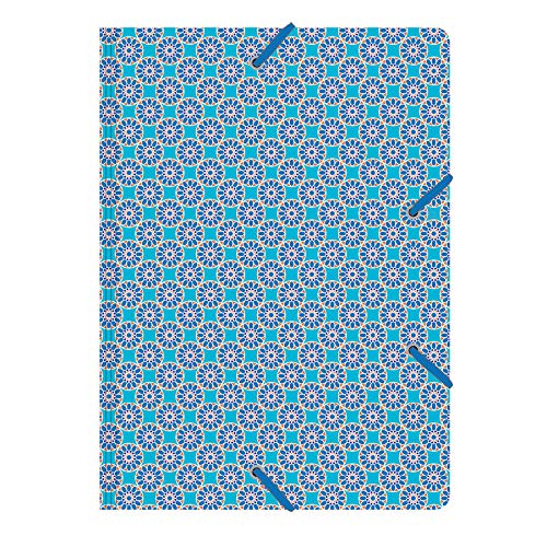 Cedon Deluxe Folder with Pattern Tile Turquoise
