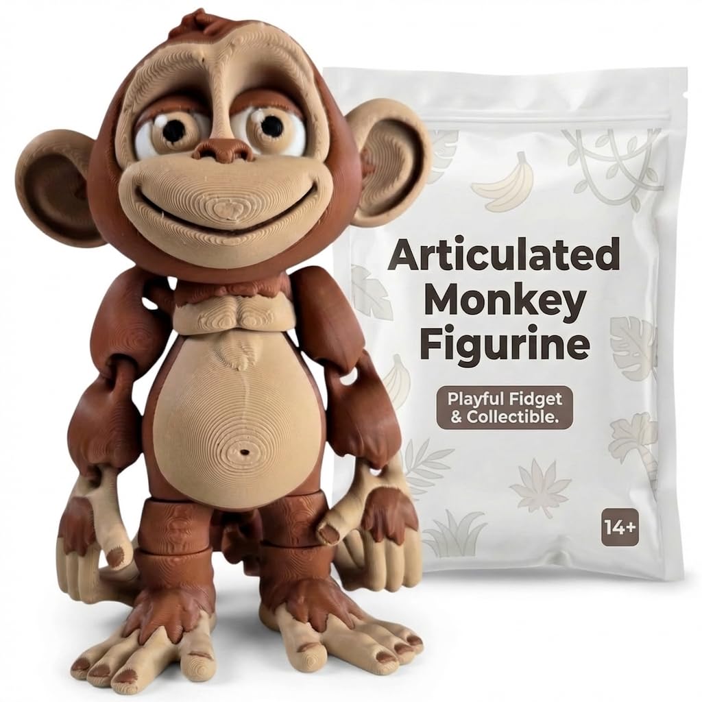 Amazon.com: Articulated Monkey Collectible Figurine - Detailed