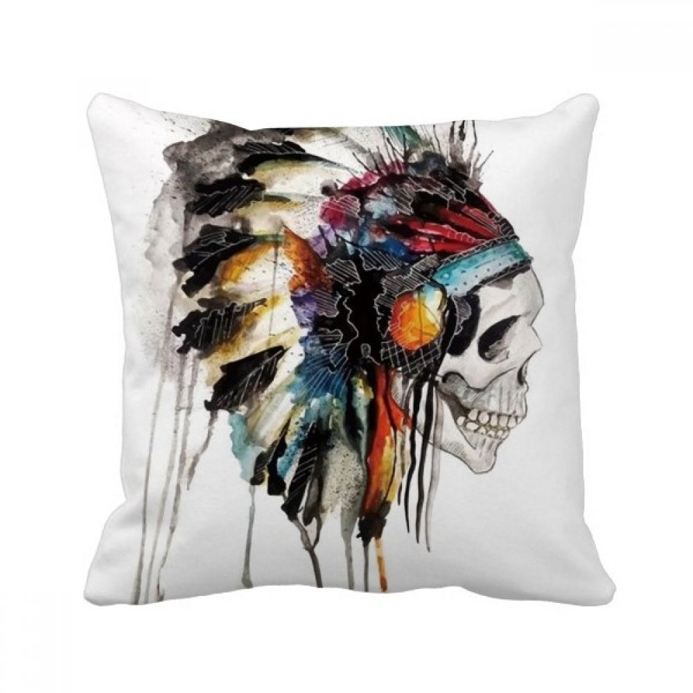 Coussin squelette humain flamen pour salon et canapé cosy