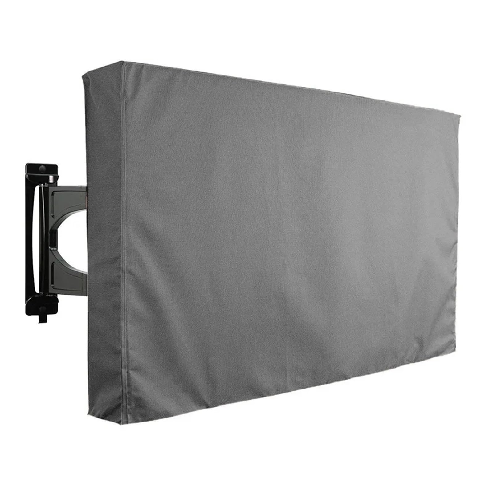 FJOADNVM TV Cover 22 Inch To 75 Outdoor TV Cover Screen Dustproof Waterproof Sleeve Oxford 600D(Grey,60X65inch)
