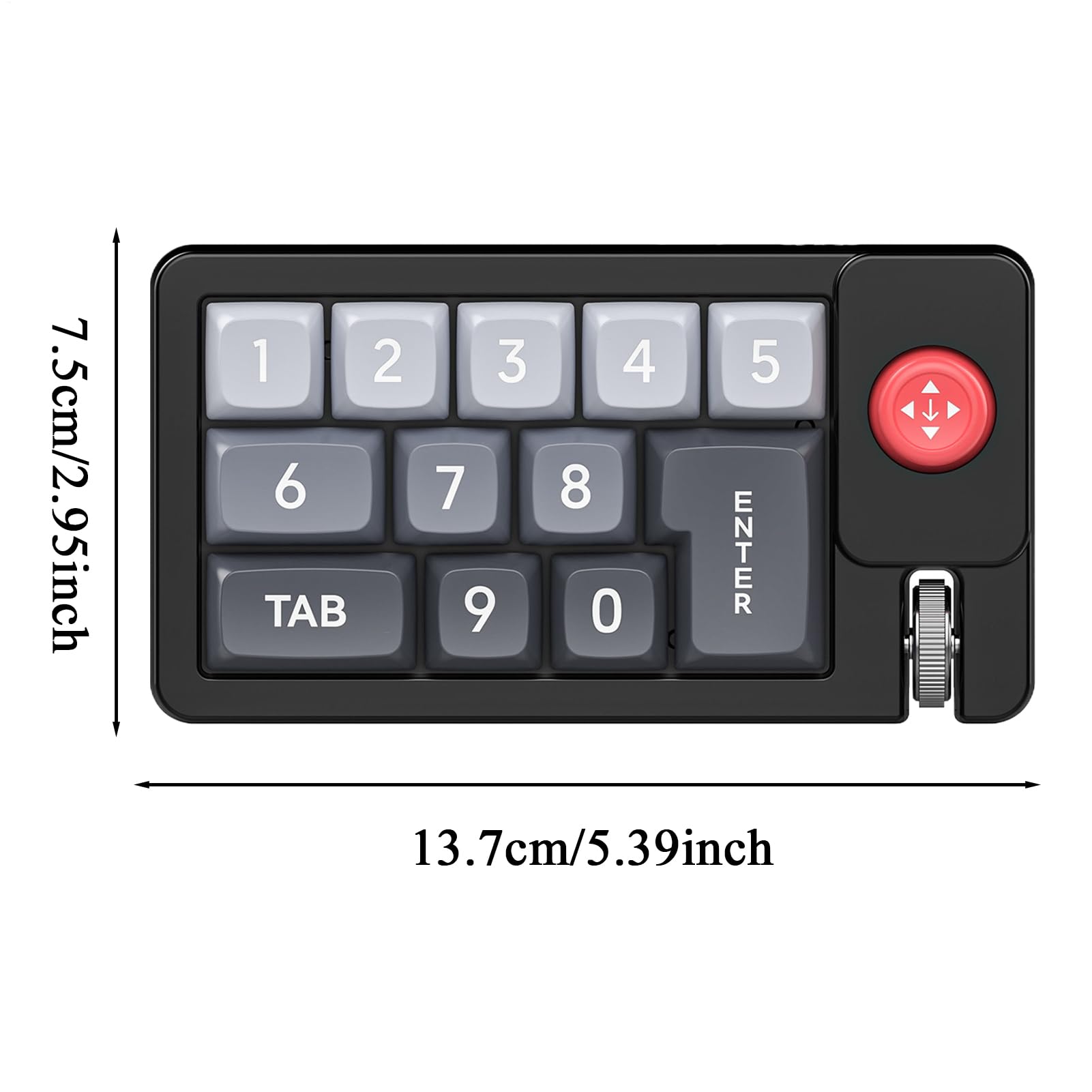 Clavier pour Programmeurs | Clavier Mécanique d'Édition,Pavé Numérique Ergonomique Hot-Swappable avec Joystick pour Montage Vidéo Et Conception Graphique Au Travail pour Femmes Et Hommes
