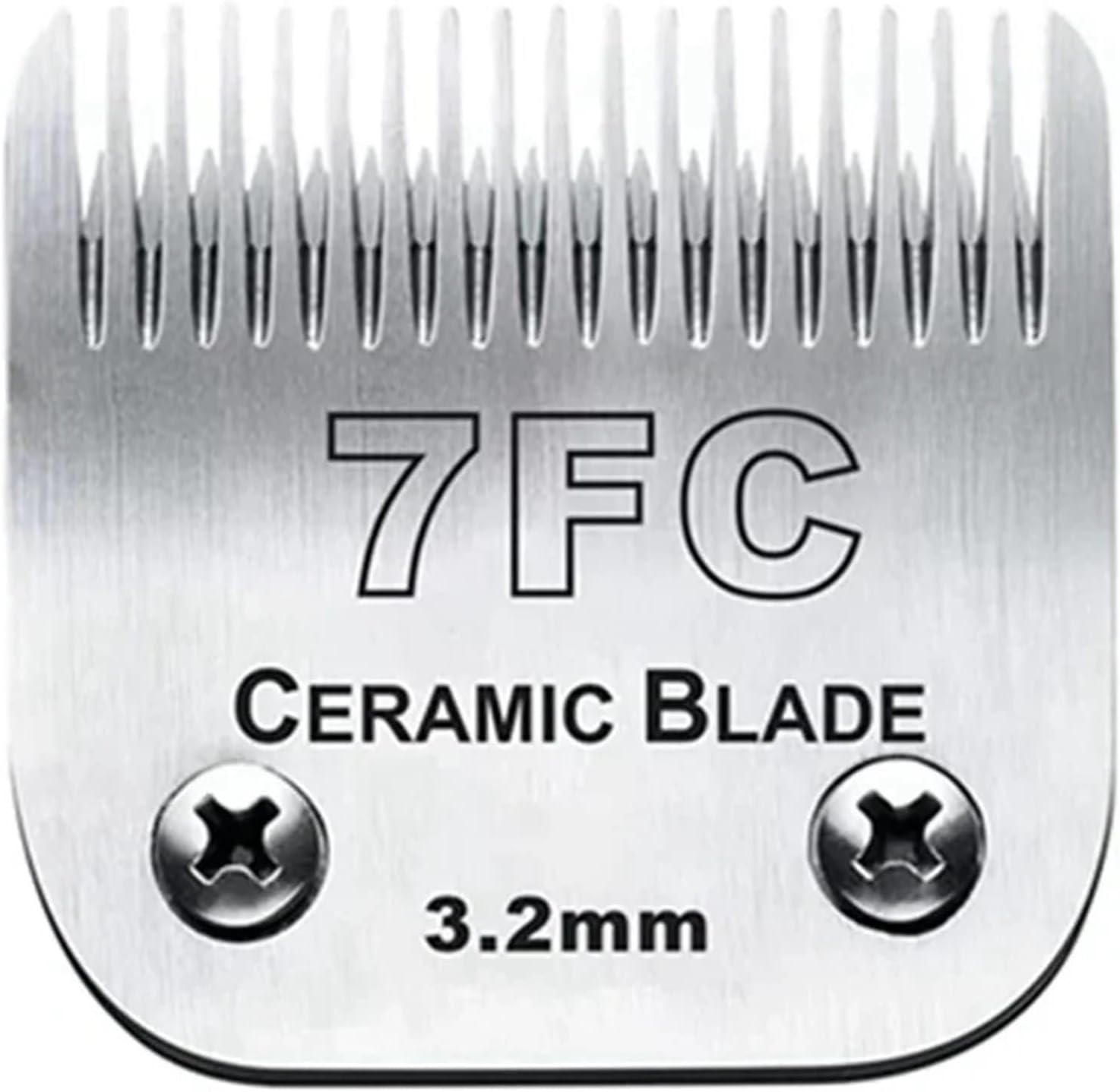 Detachable Pet Dog Grooming Clipper Ceramic Edge Blade，Compatible For Oster，A5，Compatible For Wahl，KM10 Series Clippers(7FC(3.2mm))