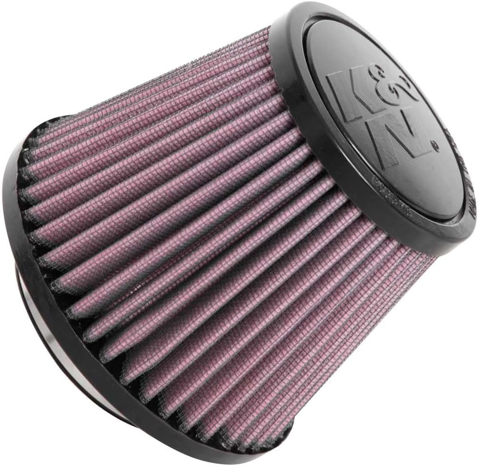 K&N High-Flow Original Lifetime Universal Clamp-On Air Filter: High Performance, Premium, Washable: Flange Diameter: 2.75 In, Filter Height: 4 In, Flange Length: 0.75 In, Shape: Round Tapered, RU-5128