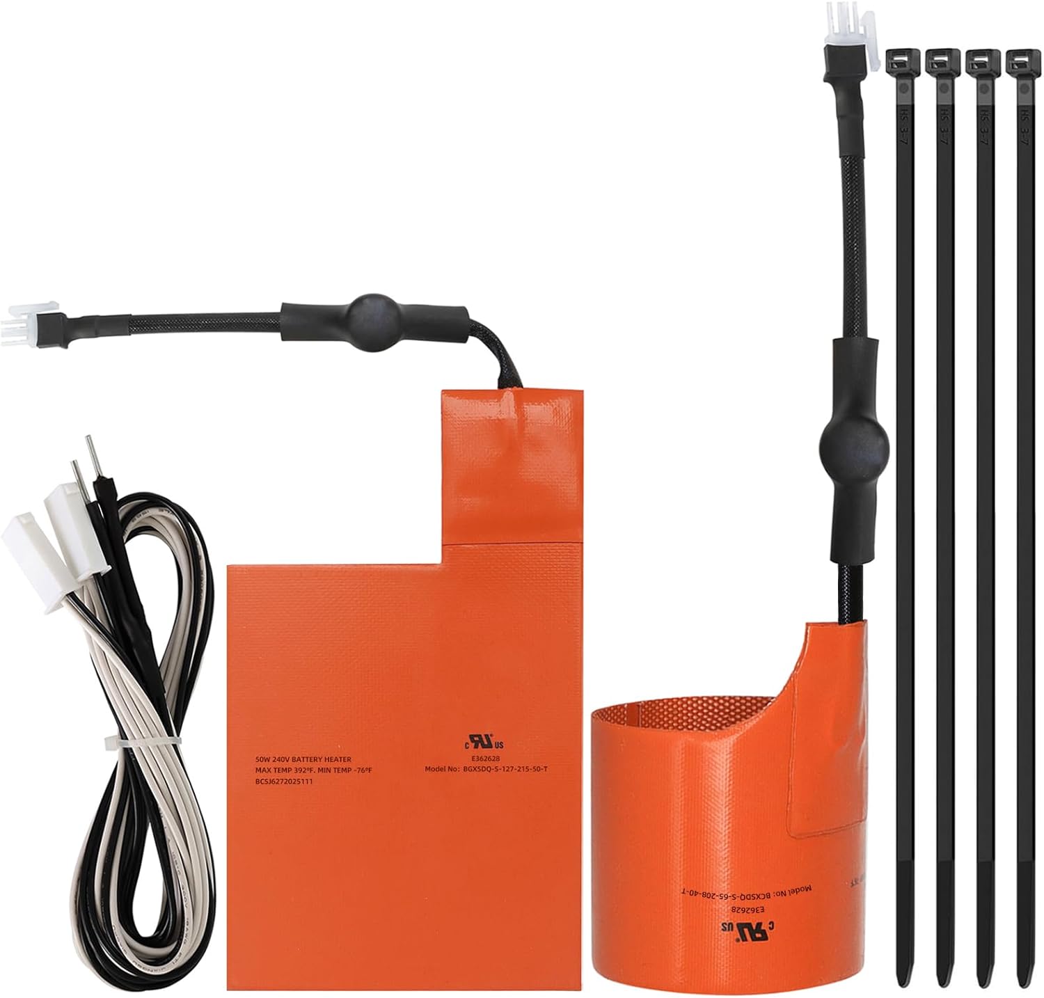 Cold Weather Kit for Generac- Battery Warmer Pad 7101 & Oil Heater Pad 7102,Battery and Oil Filter Heater Kit for Generac 9KW-22KW Air Cooled Standby Generators