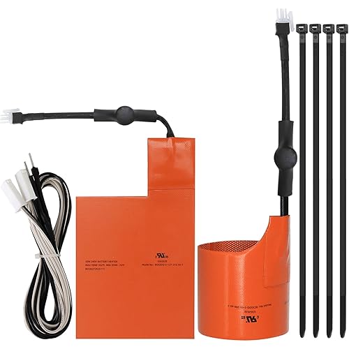 Cold Weather Kit for Generac- Battery Warmer Pad 7101 & Oil Heater Pad 7102,Battery and Oil Filter Heater Kit for Generac 9KW-22KW Air Cooled Standby Generators