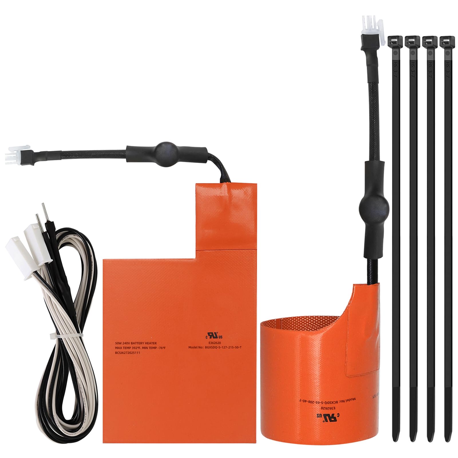 Cold Weather Kit for Generac- Battery Warmer Pad 7101 & Oil Heater Pad 7102,Battery and Oil Filter Heater Kit for Generac 9KW-22KW Air Cooled Standby Generators