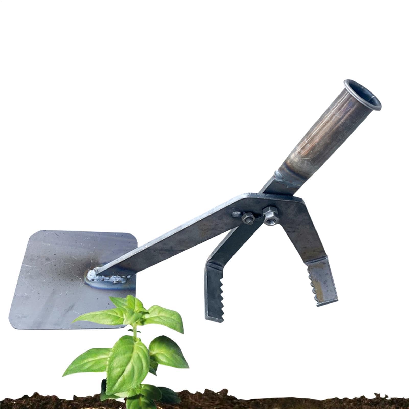Extractor de Raíces Extractor Ajustable Antideslizante | Herramienta Para Tallos Maíz Extractor De Raíces Para Jardinería Paisajismo Plantación Exterior Patio Jardín Granja Césped