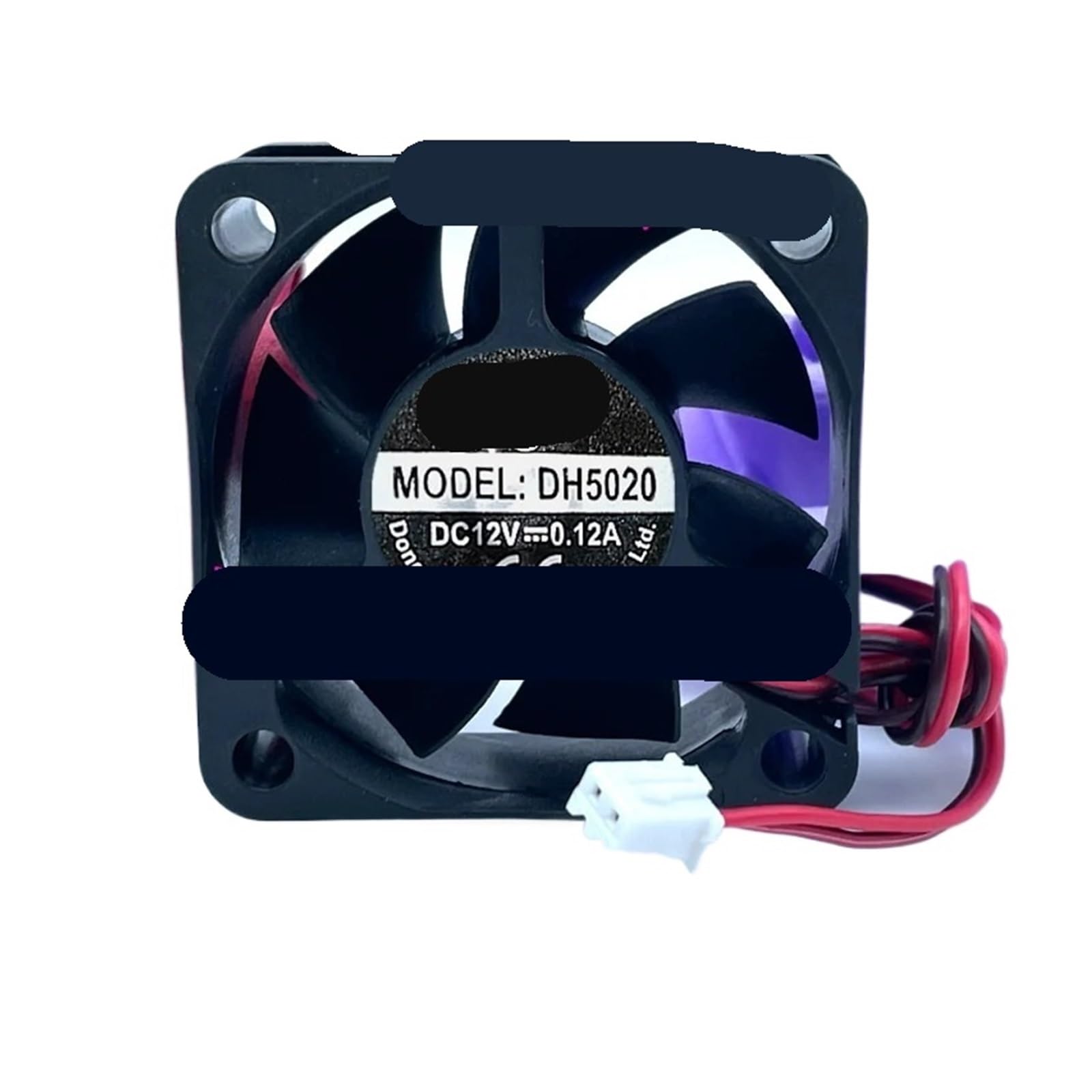 Ventilador de refrigeración DH5020 de 12 V con un flujo de aire constante de 2 cables